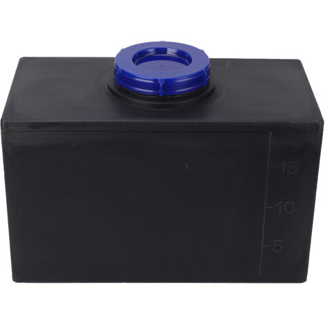 Phefop 5 Gallons sans Coutures Réservoir d'eau Adaptable à l'eau et Réservoir de Stockage Résistant au Froid pour Les Remorques Noires Yates.