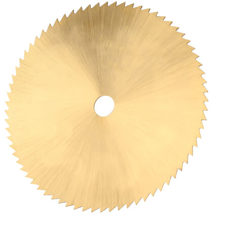 Phefop 60 Mm 72 Dents Couteau Circulaire HSS à Couper Rapidement en Métal en Bois en Plastique, Résistant à la Durée (6MM)
