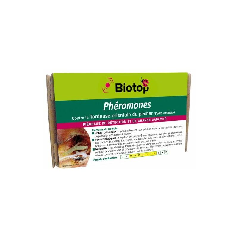 Biotop - Phéromone Tordeuse orientale du pêcher (2 capsules)