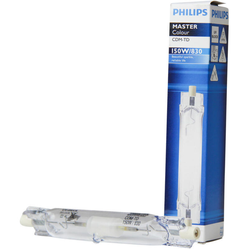 Philips - 197849 Ampoule RX7s MASTErcolour cdm-td 150W 830 Blanc Chaud