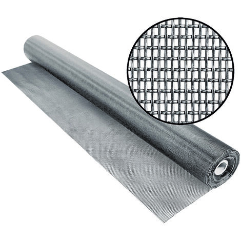 Phifer ZANZARIERA A ROTOLO IN POLIESTERE/PVC PETSCREEN MT.30,5 col.Grigio maglia mm.17x10 H.cm.91,44