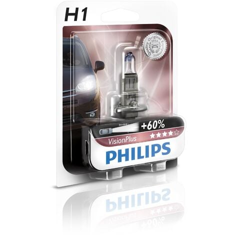 PHILIPS 12258VPB1 AMPOULE DE PHARE VISIONPLUS + 60 % H1