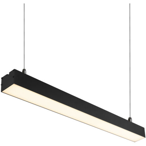 Philips 2835 LED-Linearleuchte 60 cm, 20 W, 2700ºK, IP40, schwarze Oberfläche [1916-NSLNL600MM-P-WW]
