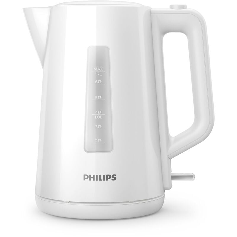 Philips - 3000 series bouilloire en plastique, 1,7 l, couvercle à ressort, voyant (HD9318/00)