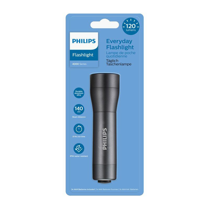 Image of 4000 series SFL4000T/10 torcia Nero Torcia a mano led - Philips