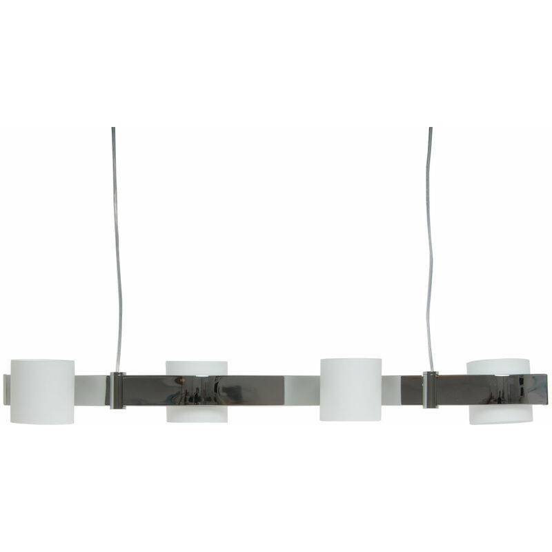 Suspension verre opale vagues suspension chrome brillant Philips 40597/11/16 - Philips