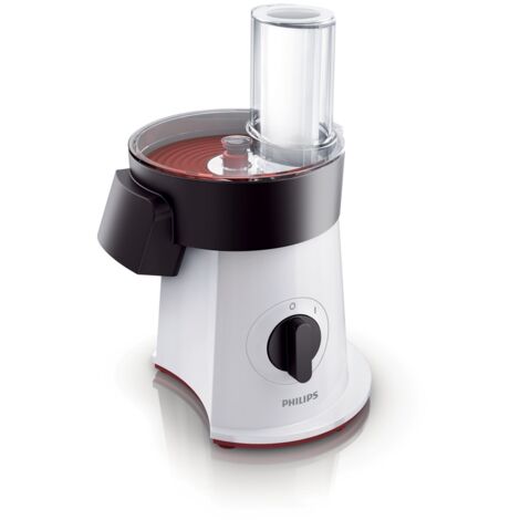 Philips Accesorio para Ensaladas - 200W, con 5 Discos de Corte y Rallado (HR1388/80)