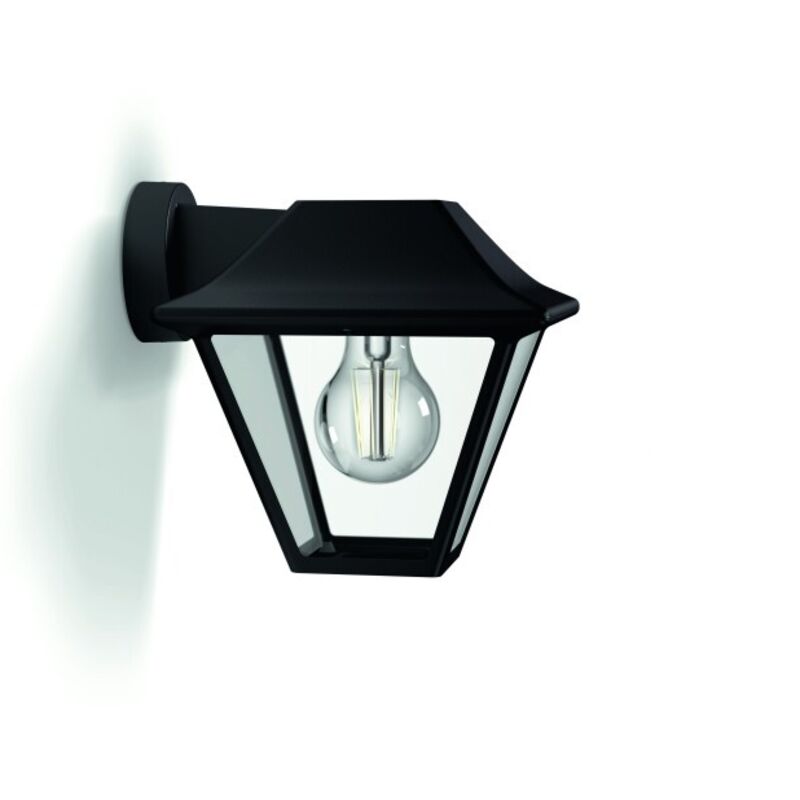 Alpenglow Applique murale extérieure Descendante max. 1x60W E27 - Noir - Philips