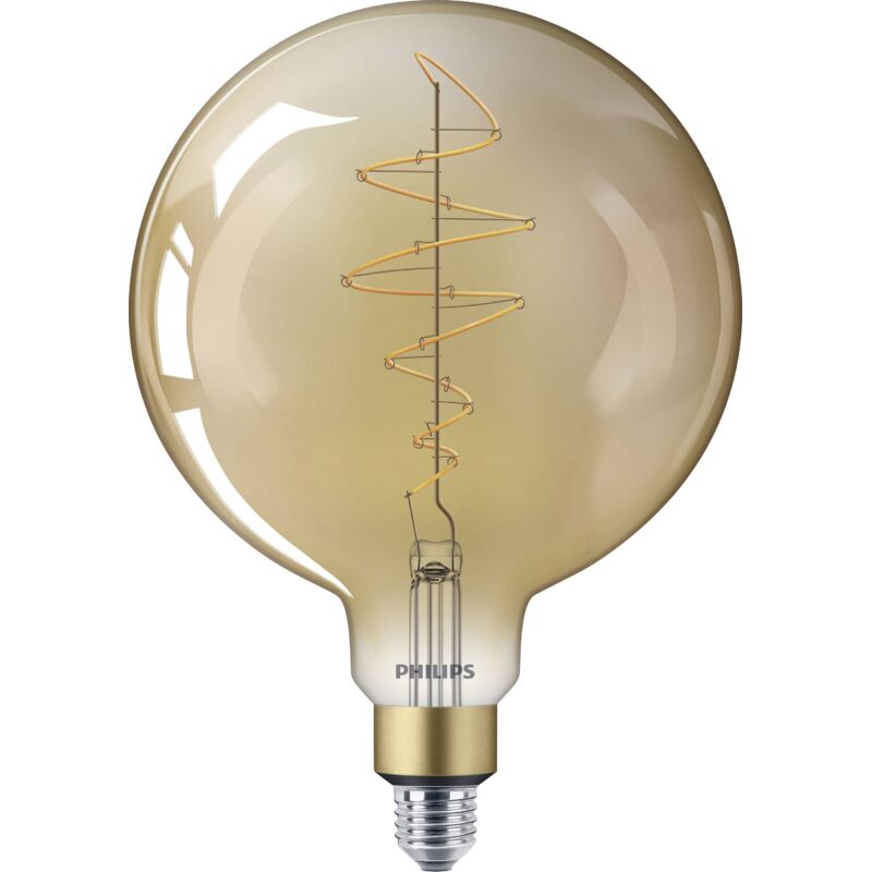 Philips - ampoule led Globe Giant G200 Vintage Filament E27 40W Claire Ambrée, Compatible Variateur, Verre