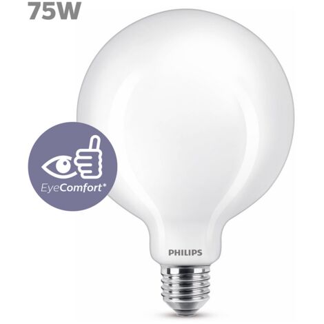 Philips Ampoule dépolie Filament 75 W G120 E27
