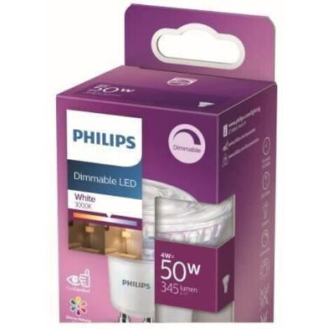 Philips Ampoule LED Equivalent 50W GU10, Dimmable, Verre