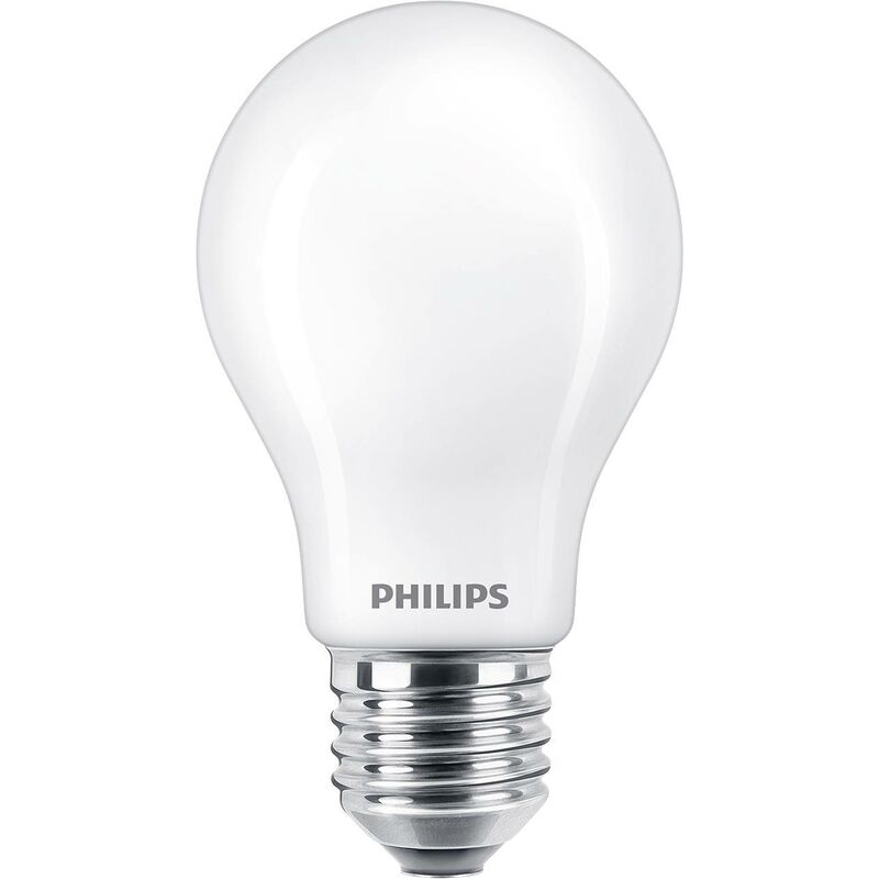 Ampoule led Standard E27 60W Blanc Chaud Dépolie, Verre - Philips
