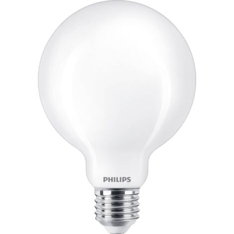 Philips ampoule LED Equivalent 60W E27 Blanc chaud non dimmable, verre