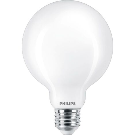 Philips ampoule LED Equivalent 60W E27 Blanc chaud non dimmable, verre
