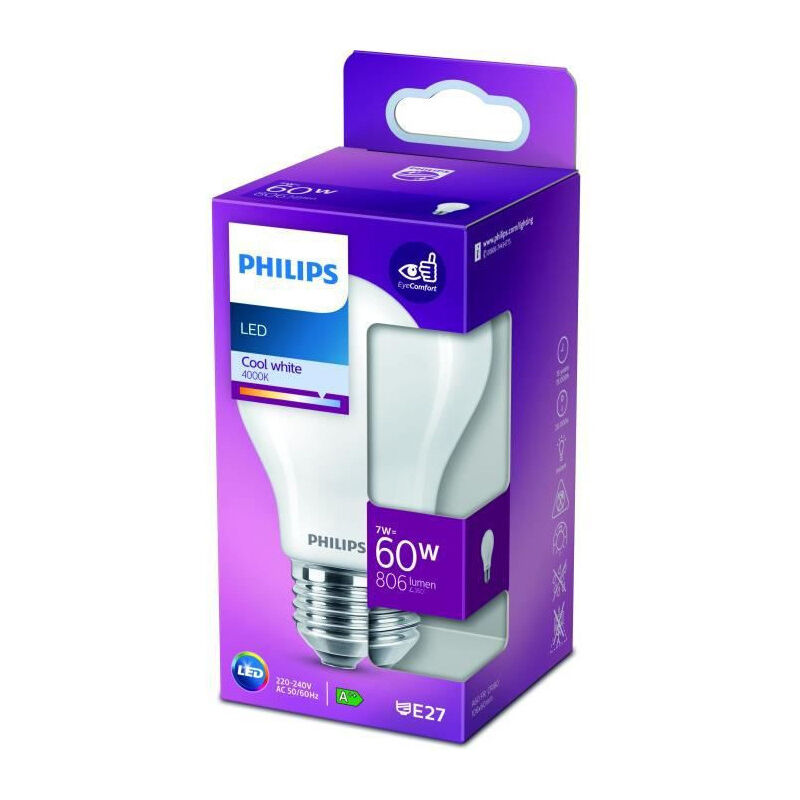 Philips ampoule led standard e27 x1 - vue 5