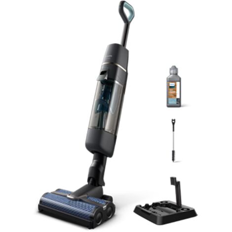 Philips AquaTrio Cordless Lavapavimenti senza filo Wet & Dry Serie 7000, Aspirapolvere lavapavimenti, Autopulizia Automatica, fino a 30 Min di Autonomia e 180 m2 di superficie di lavaggio