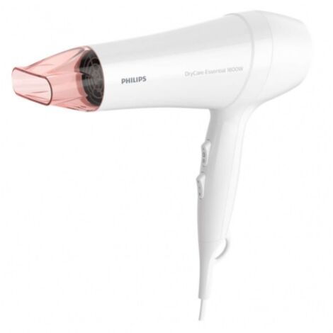 Philips Asciugacapelli Thermoprotec 1800W Bianco Con Beccuccio