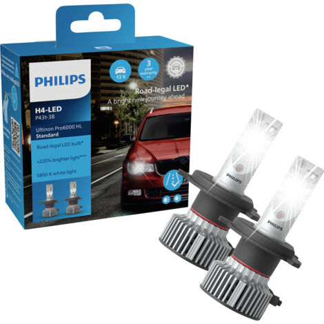 Philips Automotive 11972U60SX2 LED Leuchtmittel Ultinon Pro6000 H7  12 V