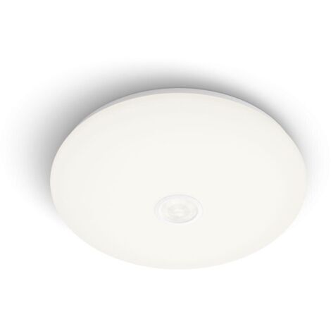 Philips Beleuchtung - LED-Deckenleuchte, Durchmesser 32 cm, 4000 K, 16 W, mit Sensor, weiß 929003195901