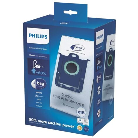 Philips - bolsa de aspiradora orig.sydney - mobilo - s-bag 16unidades - fc802105 - 8710103293019