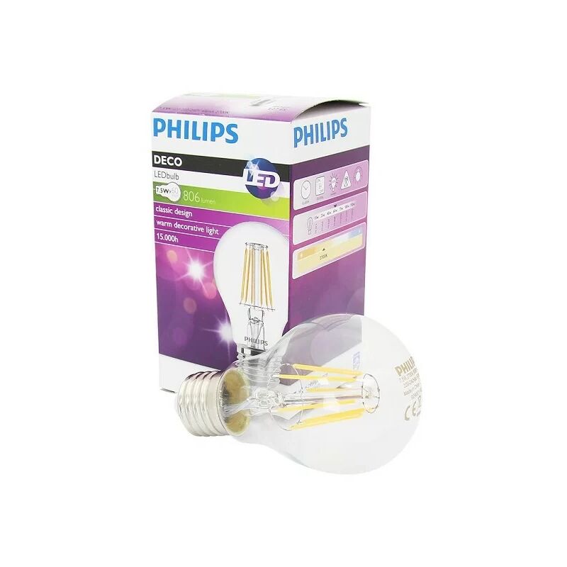 

bombilla de filamento Classic E27 517 659 LEDbulb 7.5-60W 827 A60 - Philips