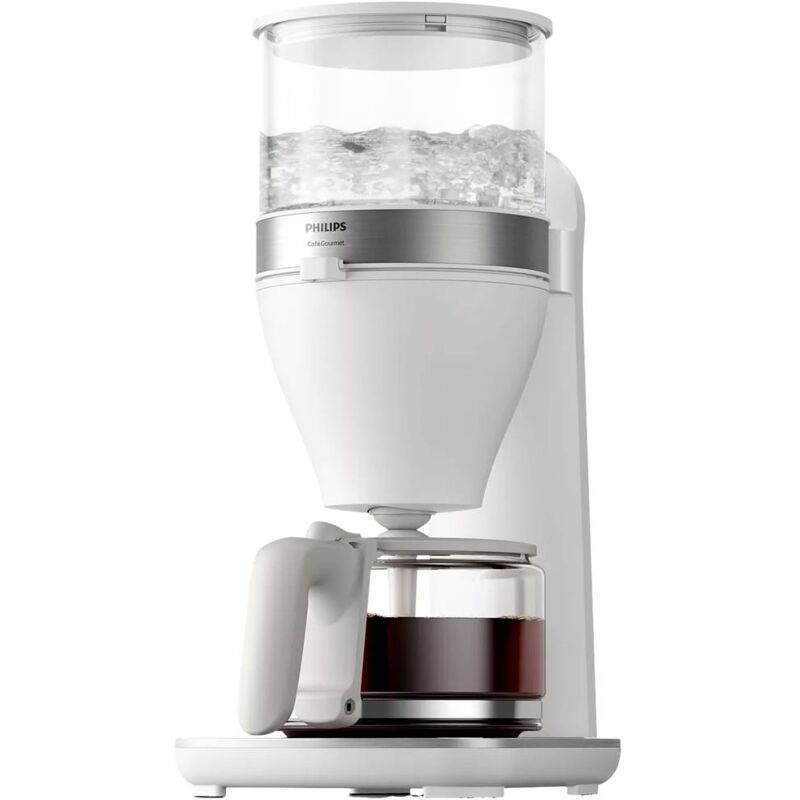 Image of Philips Café Gourmet HD5416/00 Macchina per il caffè Bianco Capacità tazze=15 Caraffa in vetro