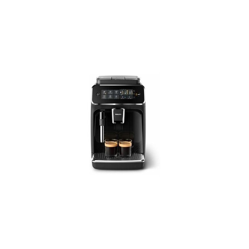 Philips - Cafetera Espresso Superautomática Serie 3200 Con Espumador De Leche, 4 Tipos De Café Negro En Oferta Cafeteras Espresso Completamente Automáticas Con 4 Bebidas - Philips