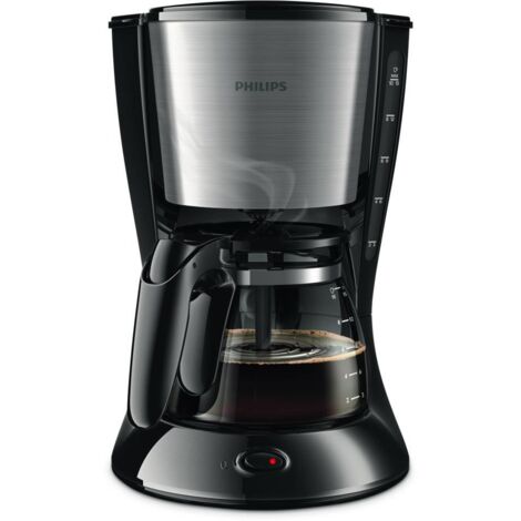 Philips – Cafetière filtre 15 tasses – Verseuse en verre – Système anti-gouttes – Technologie AromaSwirl pour arômes optimaux - HD7462