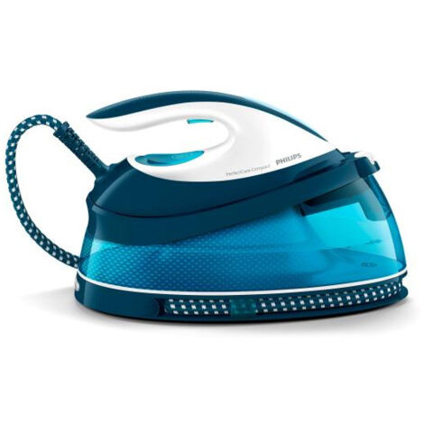 Philips – Centrale vapeur PerfectCare Compact – Pression 6,5 bars – Débit vapeur 120 g/min – Effet pressing 400 g/min – Réservoir 1,5 L - GC7840