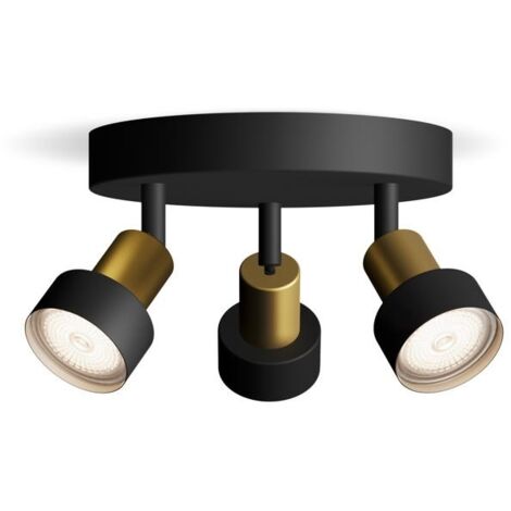 Philips Conduit 8720169299955 Deckenstrahler  GU10   Schwarz, Gold