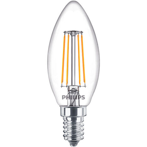 Lot 3 ampoules LED à filament mini globe E14 470lm 3.4W = 40W Ø4
