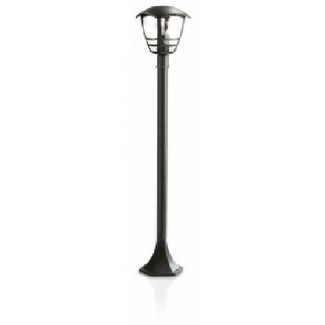 Philips Creek Palo per Esterno, Altezza 100 cm, Alluminio Nero