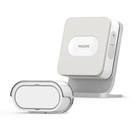 Philips DES7300DCH/10 Timbre con Campanilla, Gris y Blanco