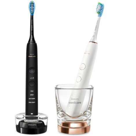Philips DiamondClean 9000 HX9914/57 2x Brossse à dents électrique avec application