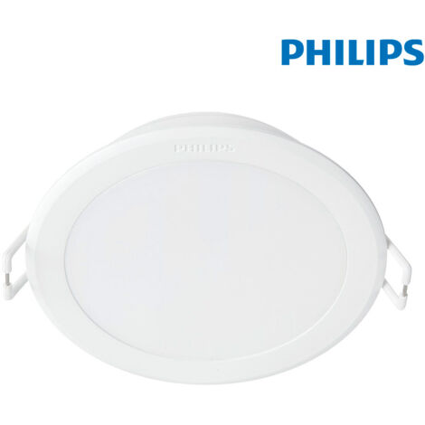 Philips – Downlight LED encastré 6W 550lm 4000K blanc – Design discret pour plafond – Installation facile dans espaces prévus – IP20