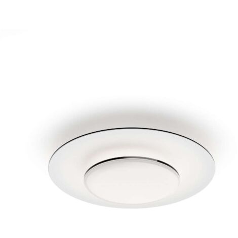 Philips Eclairage - Plafonnier LED, diamètre 40 cm, 4000 K, 30 W, intensité variable, blanc/noir 929003316001