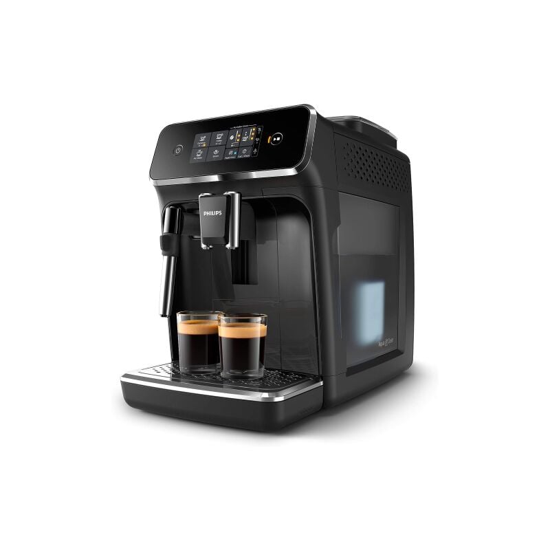 Image of Espresso Coffee maker EP2224/40 Pump pressure 15 bar. Built-in milk frother. Fully automatic. 1500 w. Black - Philips