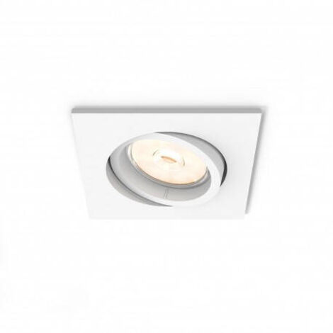 PHILIPS Faretto Da Incasso Orientabile Bianco Senza Lampadina