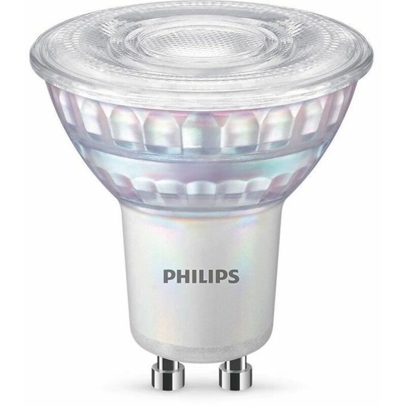 Philips - Lampadina led Equivalent a 50W GU10, Dimmerabile, Vetro, Confezione da 2