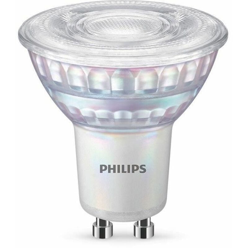 Philips - Lampadina led Equivalent a 50W GU10, Dimmerabile, Vetro, Confezione da 2