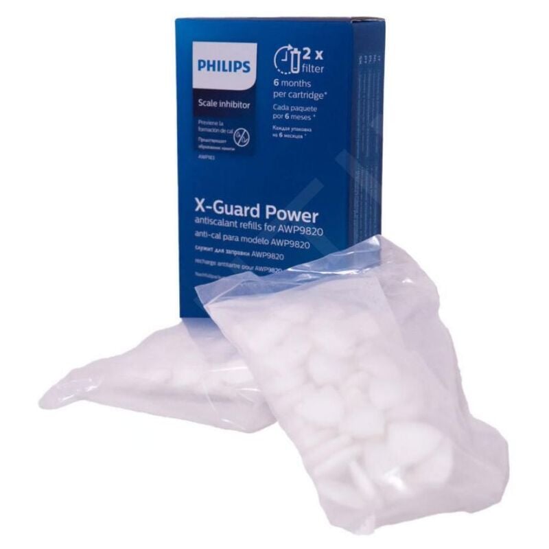 Philips - 2 Filtres anti tartre pour AWP9820 PHAWP183/10