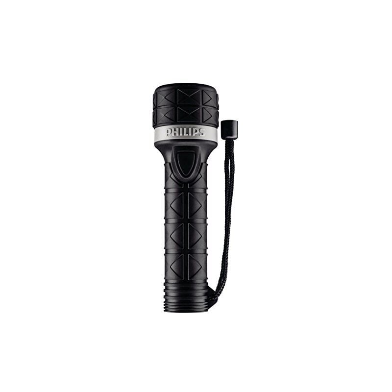 Philips - flashlights TORCHE/10 lanterne (main, led, aa, noir, caoutchouc, alcaline)