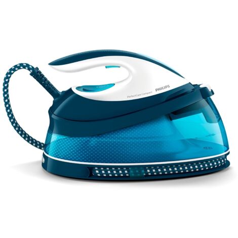 Philips GC7840/20 Centrale vapeur 2400 W 1,5 L Semelle SteamGlide Bleu, Blanc