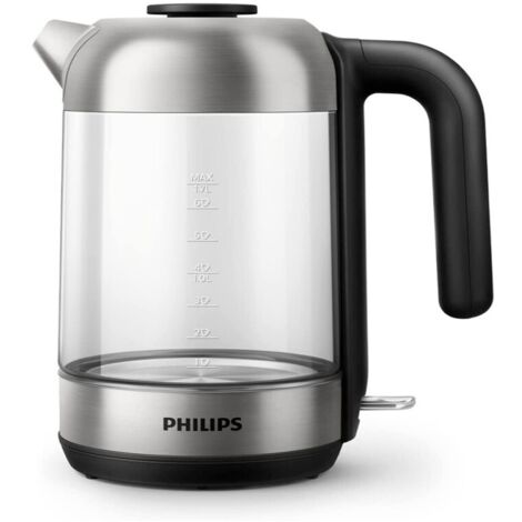 Philips HD9339/80 Hervidor de vidrio 1,7 L Negro