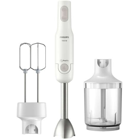 Philips home hr254600 frullatore ad immersione 700 w funzione turbo con trituratore bianco