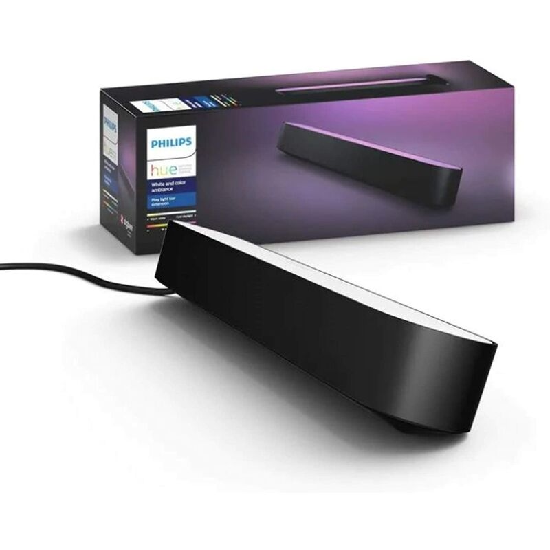 Philips Hue Play extension x1 - Noir, White & Color Ambiance, fonctionne avec Alexa, Google Assistant et Apple Homekit