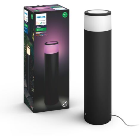 Philips Hue Calla Erweiterung LED Sockelleuchte schwarz