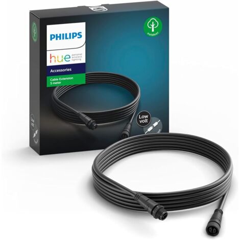 Philips Hue Cavo di Estensione per Esterni, IP67, per Sistema d'illuminazione intelligente, 5m