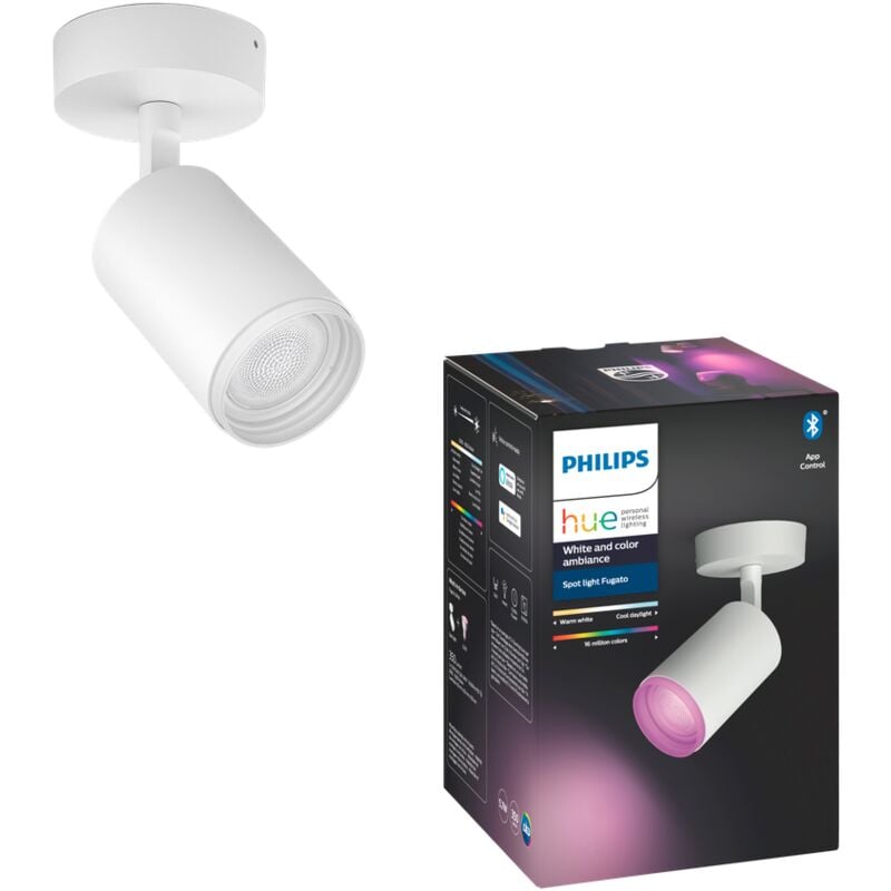 

Philips Hue Fugato Mancha Blanca 5,7W - Blanc - Philips Hue