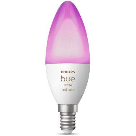 Philips Hue Lampadina LED Smart E14 Bianco e Colore 16 Milioni Colori Alexa Google